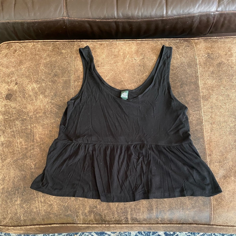 Black tank top, good condition.